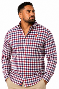 Sydney Roosters NRL Mens Dawson Business Shirt