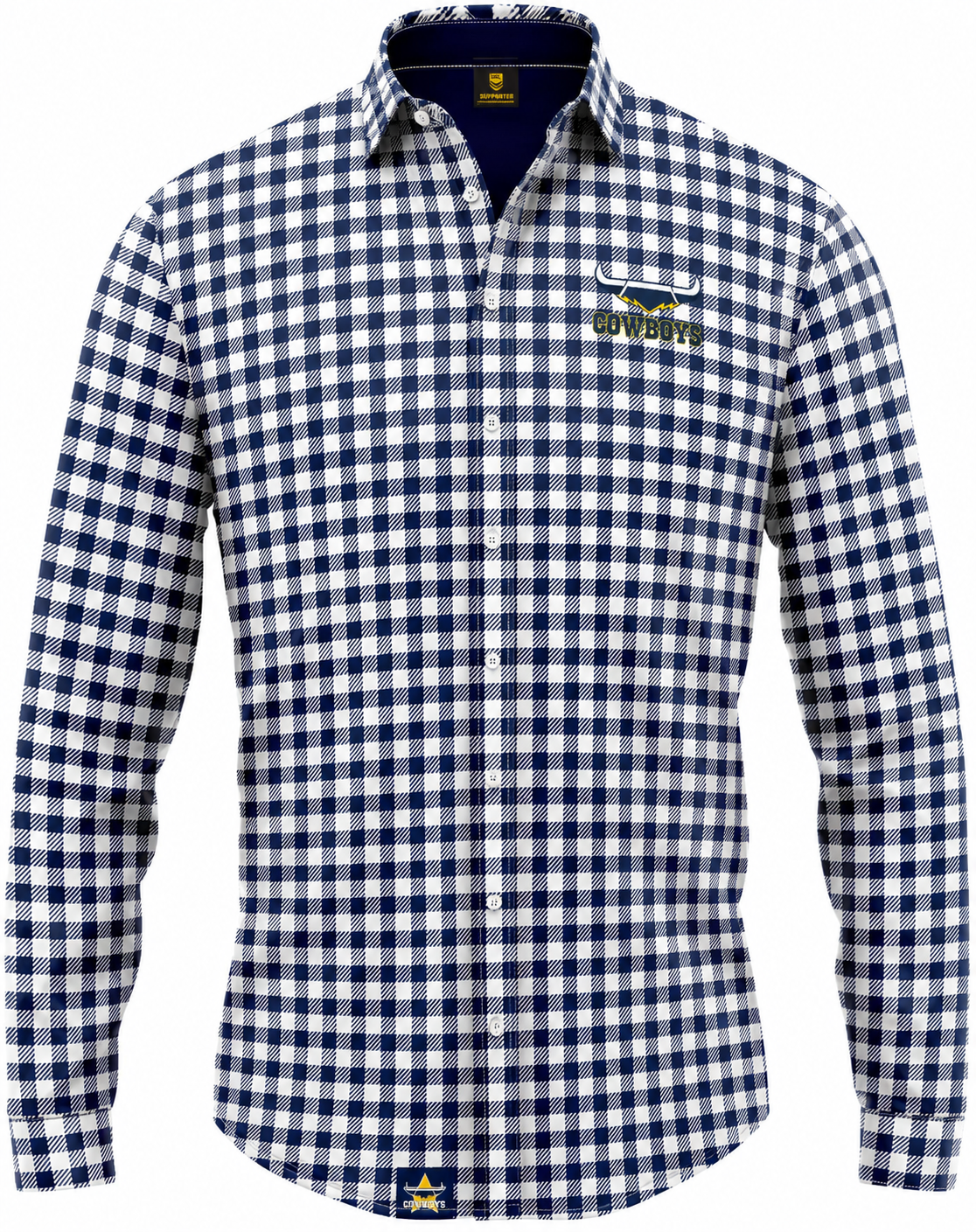 North Queensland Cowboys NRL Mens Dawson Business Shirt