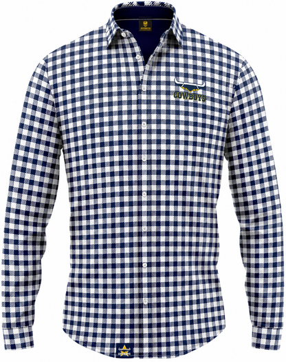 North Queensland Cowboys NRL Mens Dawson Business Shirt