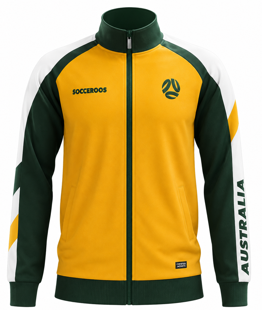 Australian Socceroos 2026 Rugby Union Mens National Track Jacket