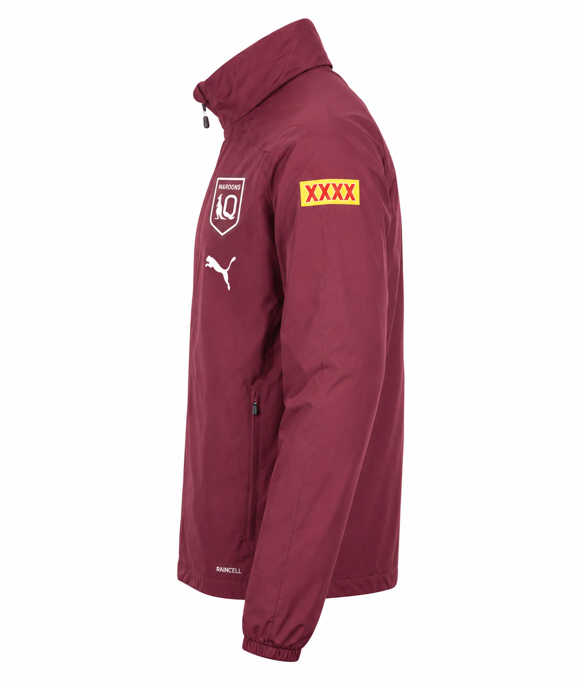 QLD Maroons State Of Origin Mens Rain Jacket