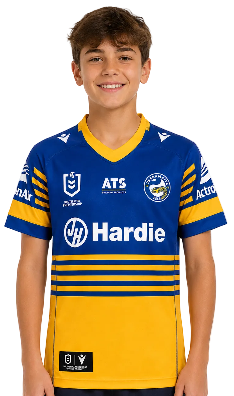 Parramatta Eels 2026 NRL Kids Home Jersey