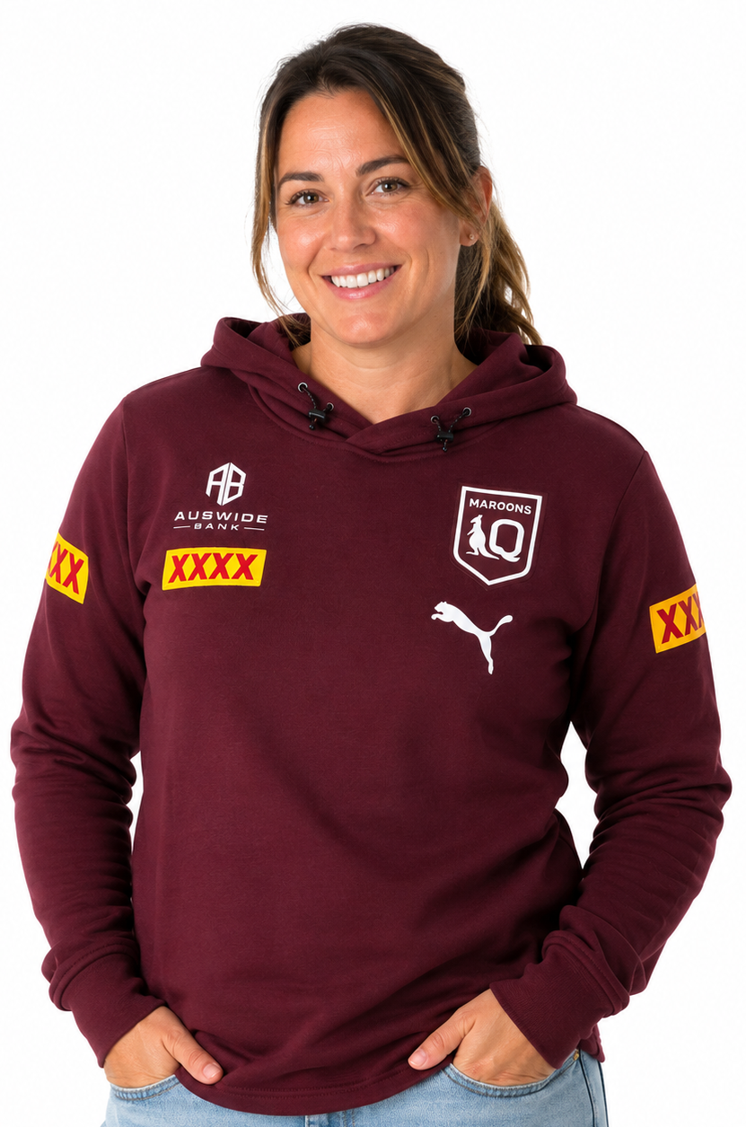 QLD Maroons State of Origin Ladies Team Hoodie