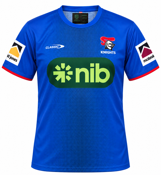 Newcastle Knights NRL Mens Royal Training Shirt