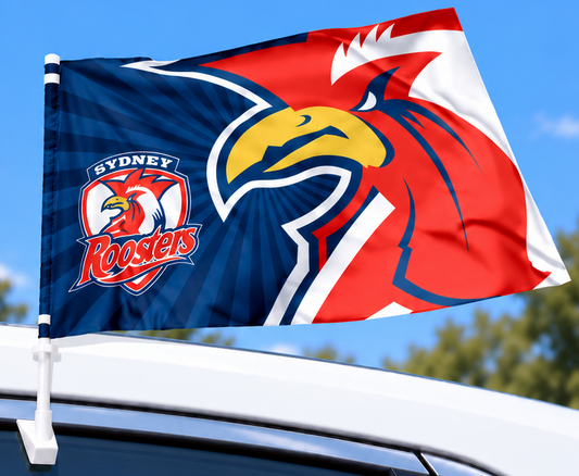 Sydney Roosters NRL Car Flag (x1)