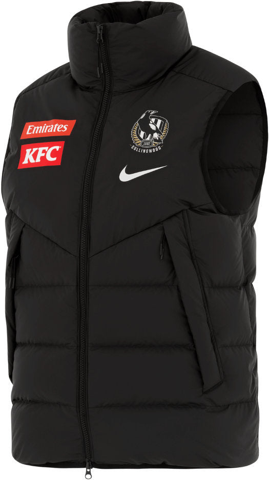 Collingwood Magpies 2026 AFL Mens Sideline Fill Vest