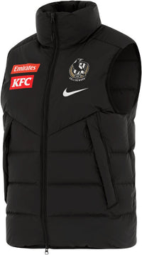 Collingwood Magpies 2026 AFL Mens Sideline Fill Vest