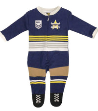 North Queensland Cowboys NRL Infant Zip Footysuit