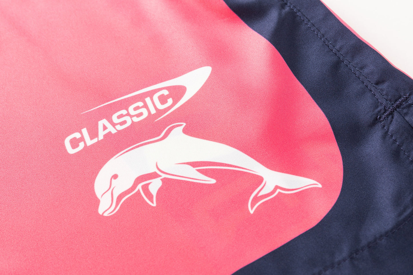 Dolphins 2026 NRL Ladies Pink Gym Shorts