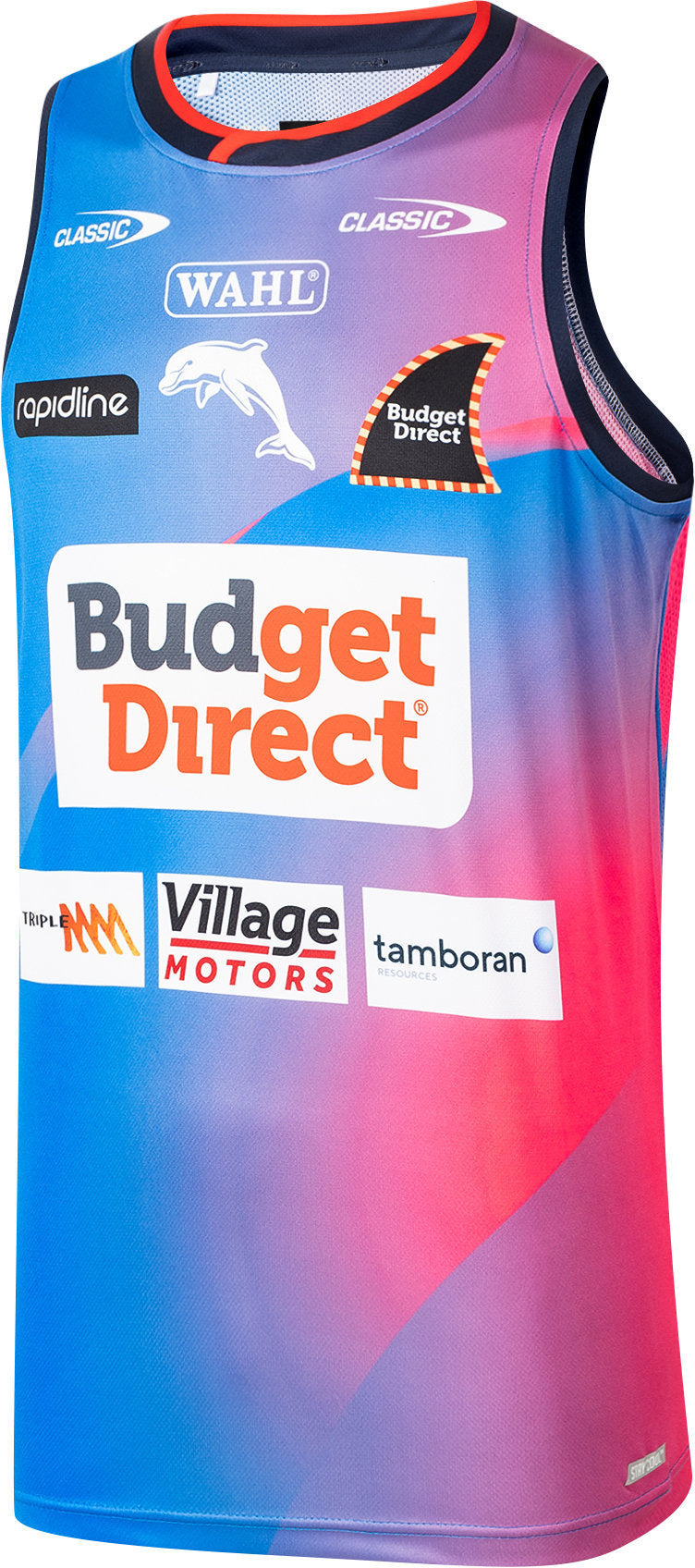 Dolphins 2026 NRL Mens Training Singlet