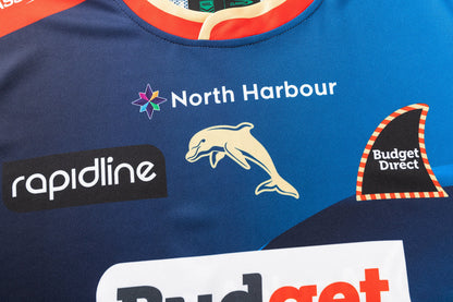 Dolphins 2026 NRL Mens Coaches Blue Training Shirt