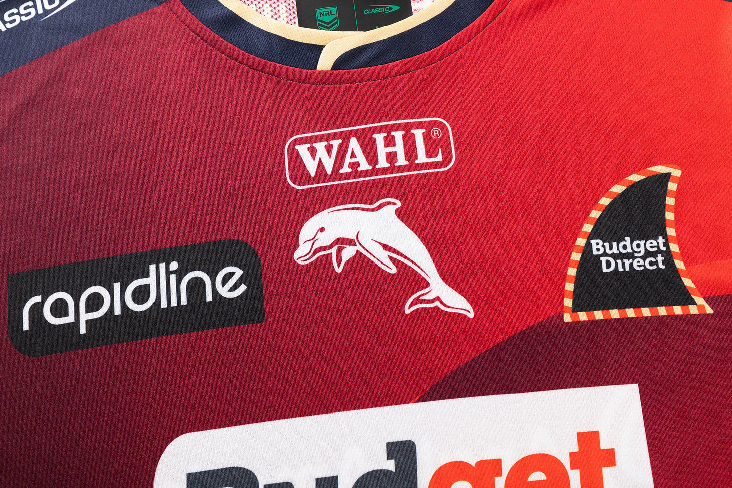 Dolphins 2026 NRL Mens Red Training Shirt
