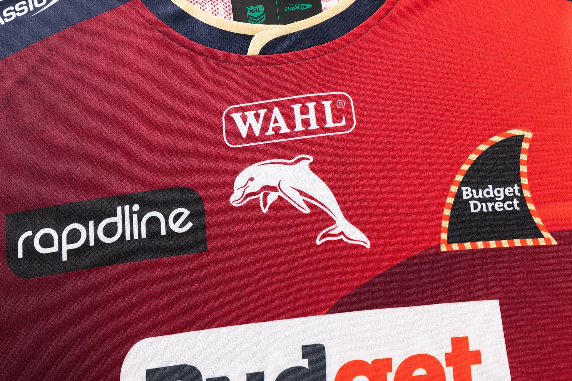 Dolphins 2026 NRL Mens Red Training Shirt