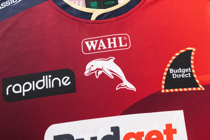 Dolphins 2026 NRL Mens Red Training Shirt