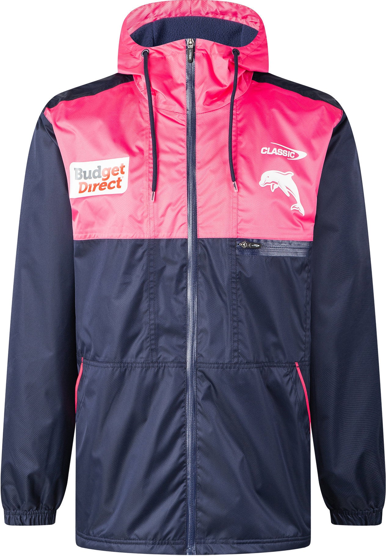 Dolphins 2026 NRL Mens Wet Weather Jacket