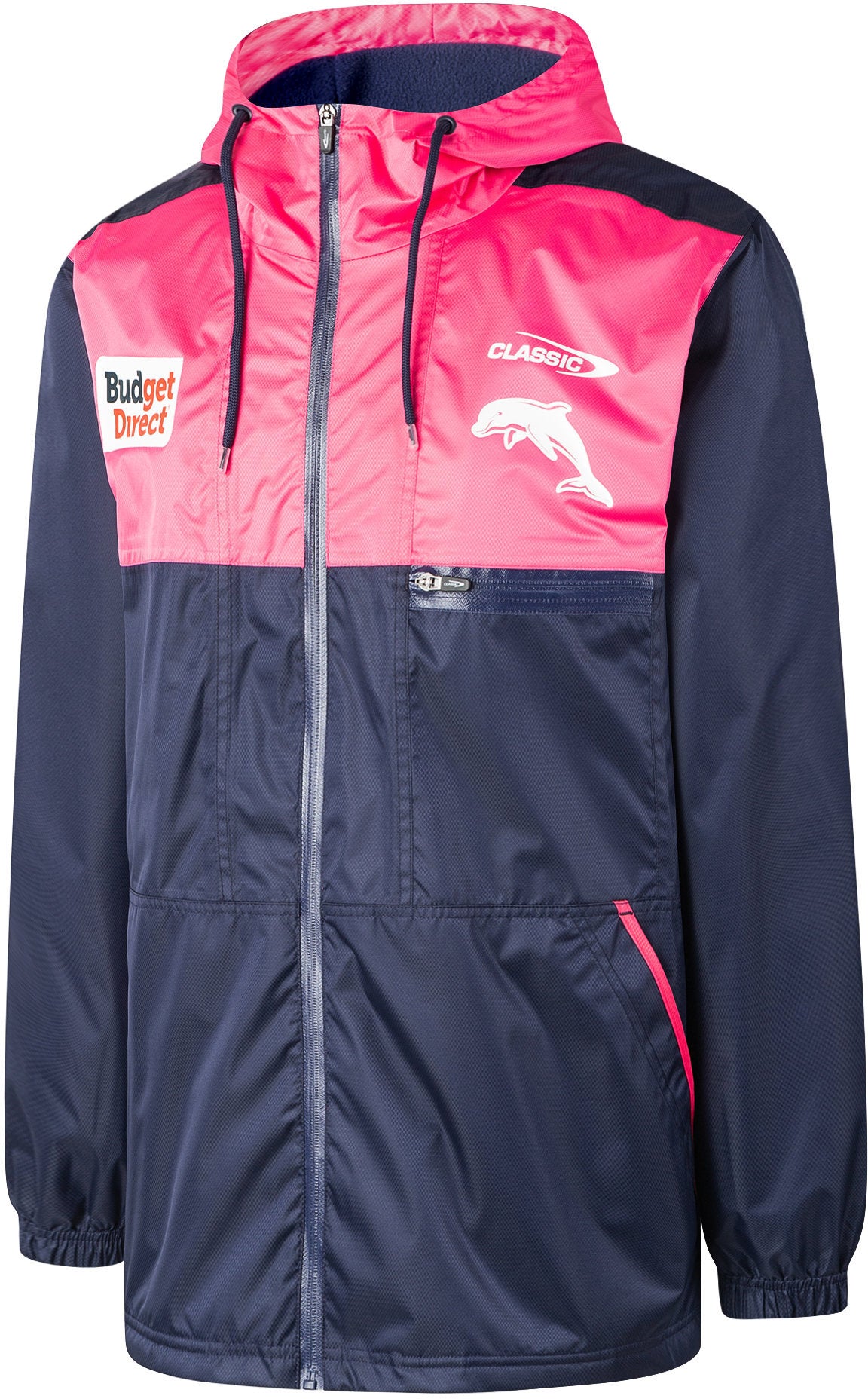 Dolphins 2026 NRL Mens Wet Weather Jacket