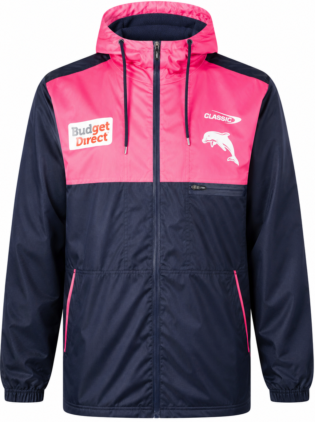 Dolphins 2026 NRL Mens Wet Weather Jacket
