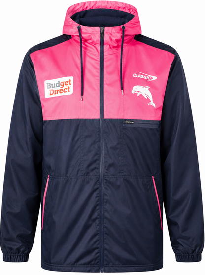 Dolphins 2026 NRL Mens Wet Weather Jacket