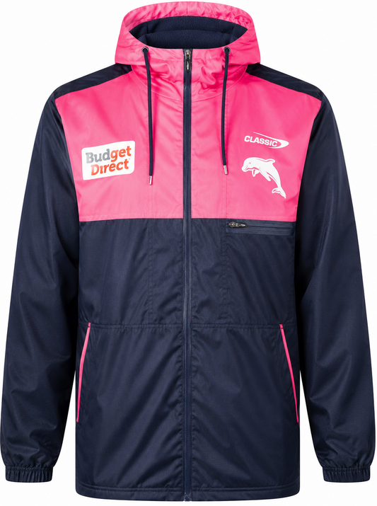 Dolphins 2026 NRL Mens Wet Weather Jacket