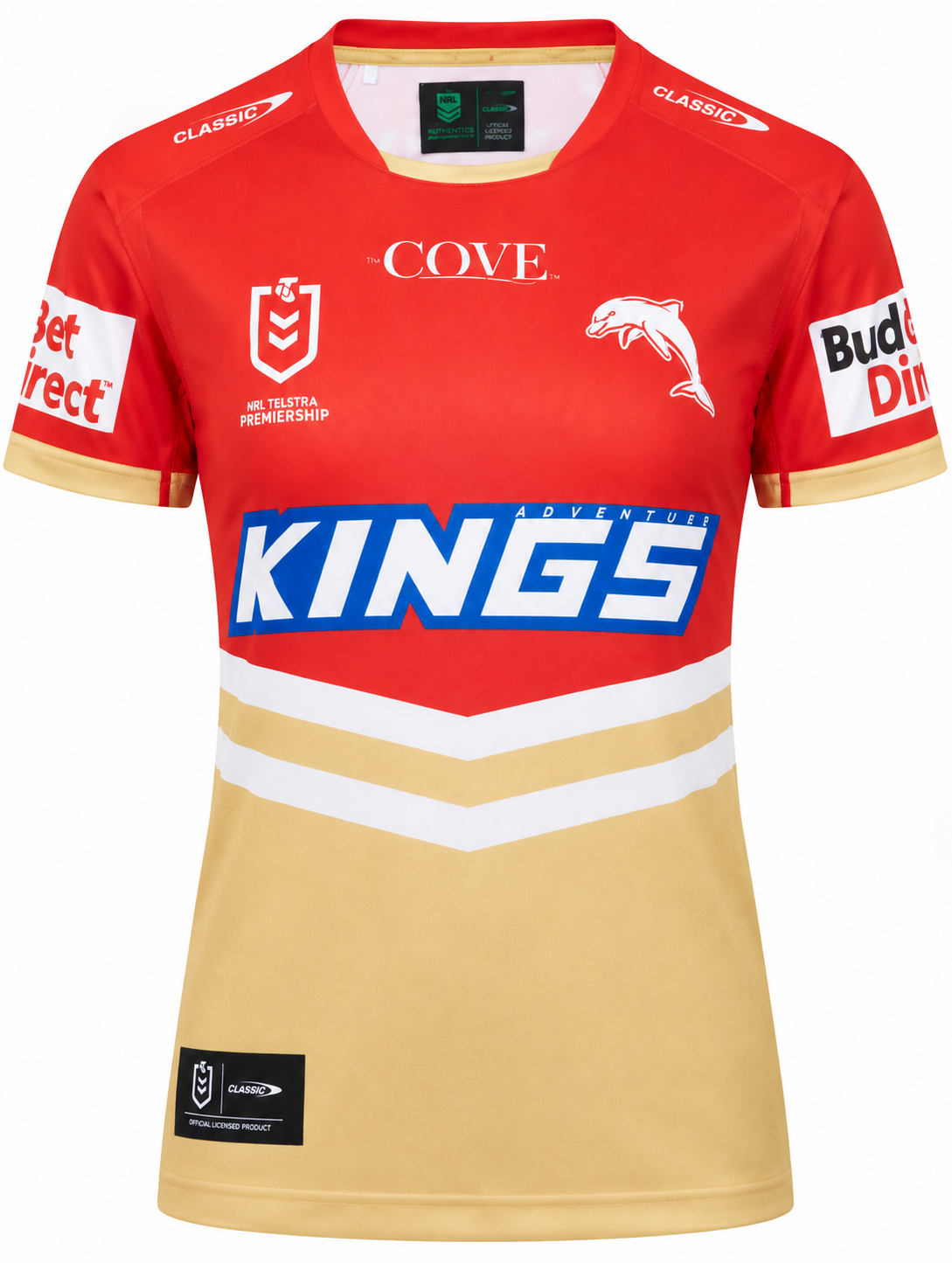 Redcliffe Dolphins NRL Ladies Home Jersey