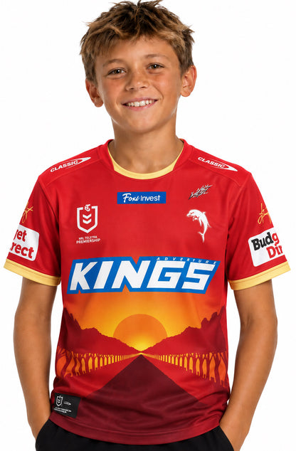 Redcliffe Dolphins NRL Kids Anzac Jersey