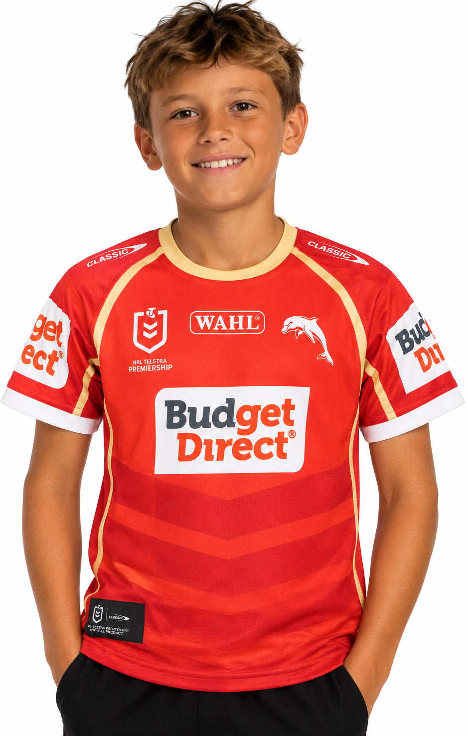 Dolphins 2026 NRL Kids Home Jersey