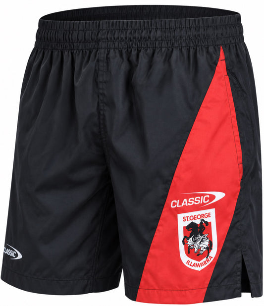 St George Dragons NRL Mens Training Shorts