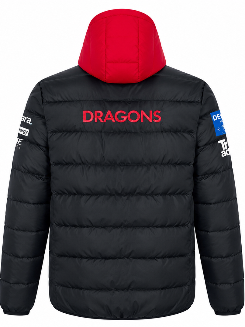 St George Dragons 2026 NRL Mens Puffer Jacket