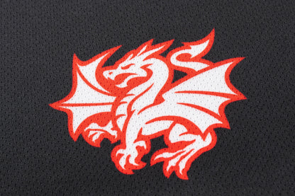 St George Dragons 2026 NRL Mens Black Team Polo Shirt