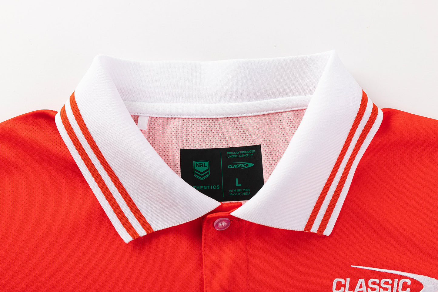 St George Dragons 2026 NRL Mens Red Media Polo Shirt