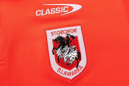 St George Dragons 2026 NRL Mens Red Media Polo Shirt