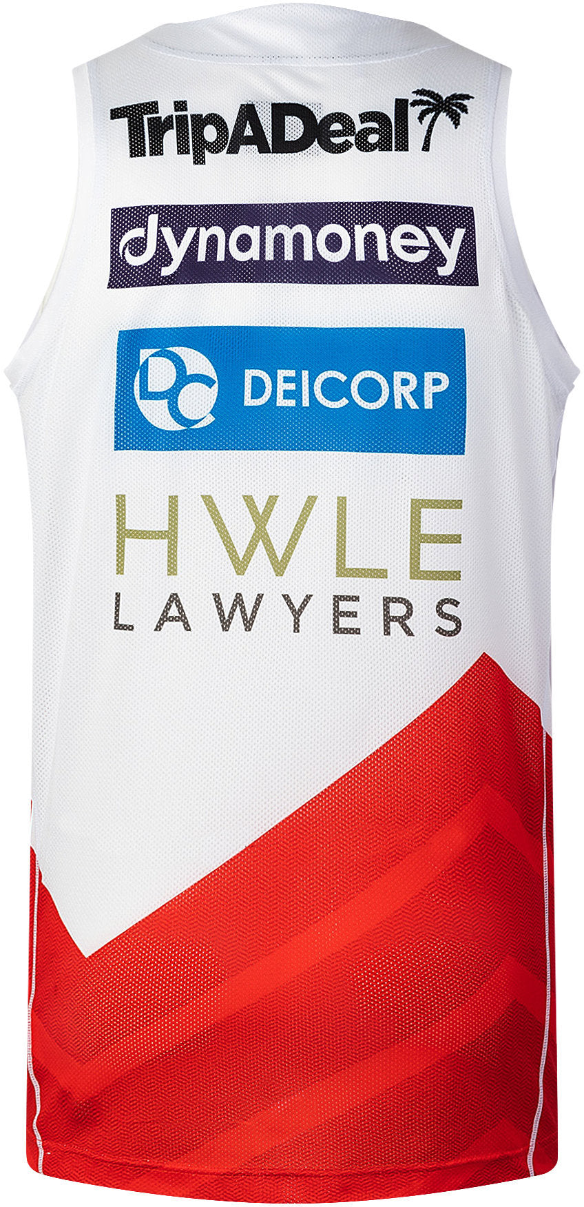 St George Dragons 2026 NRL Mens White Training Singlet