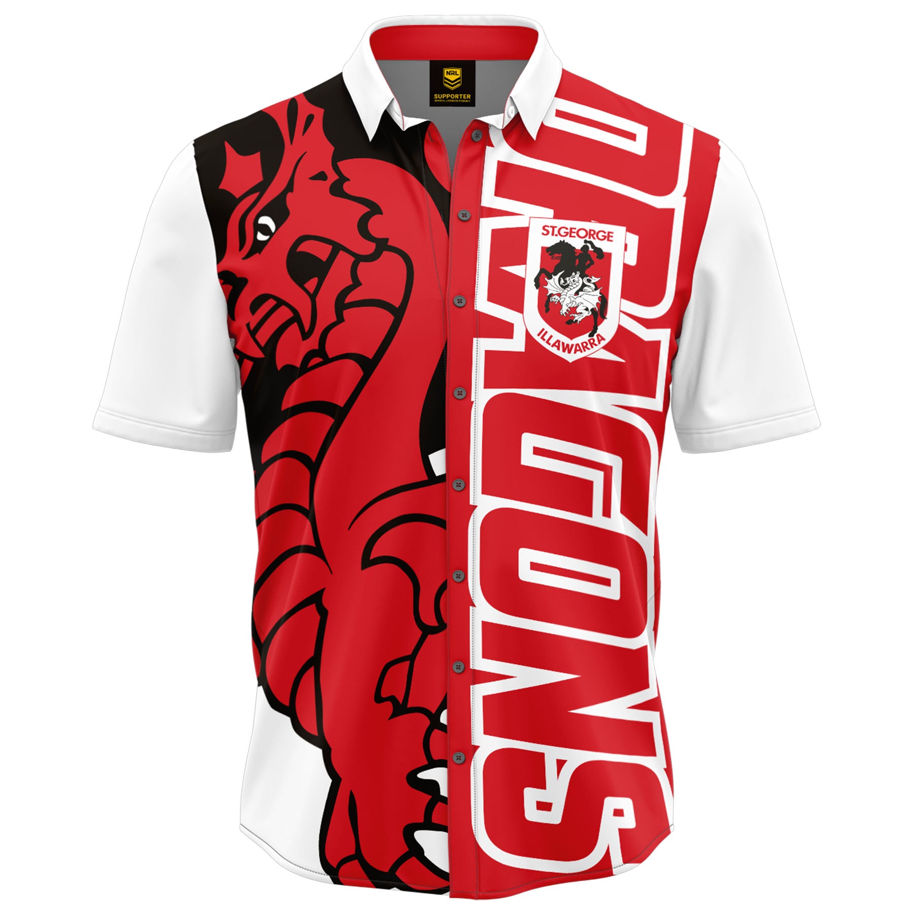 St George Dragons 2026 NRL Mens Showtime Shirt