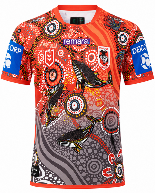 St George Dragons 2026 NRL Mens Indigenous Jersey