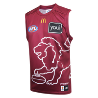 Brisbane Lions 2026 AFL Mens Maroon Training Guernsey