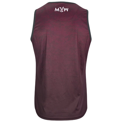 Manly Sea Eagles NRL Mens Maroon Training Singlet