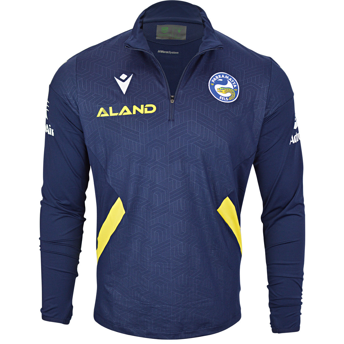 Parramatta Eels NRL Mens 1/4 Zip Training Top