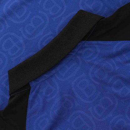 Canterbury Bulldogs 2026 NRL Mens Blue Media Polo Shirt