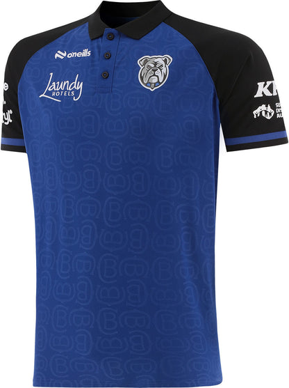 Canterbury Bulldogs 2026 NRL Mens Blue Media Polo Shirt