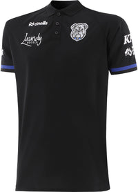 Canterbury Bulldogs 2026 NRL Mens Black Media Polo Shirt