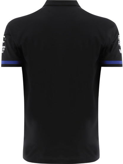 Canterbury Bulldogs 2026 NRL Mens Black Media Polo Shirt