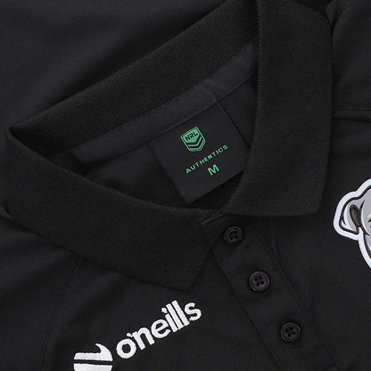 Canterbury Bulldogs 2026 NRL Ladies Black Media Polo Shirt