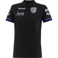 Canterbury Bulldogs 2026 NRL Ladies Black Media Polo Shirt