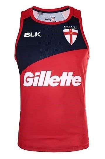 England Rugby League Red Training Singlet