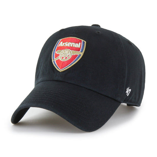 Arsenal FC 2025 EPL 47 Black Cleanup Cap