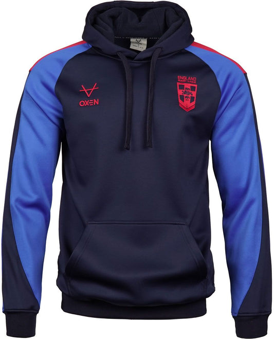 England 2026 Rugby League World Cup Mens Navy Pullover Hoodie