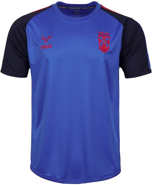 England 2026 Rugby League World Cup Mens Royal Training Shirt