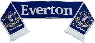Everton FC Official Licensed EPL Jacquard Scarf