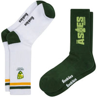Cricket Australia Ashes Sneaker Sock 2 Pack