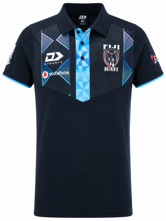 Fiji Bati 2026 RLWC Mens Media Polo Shirt